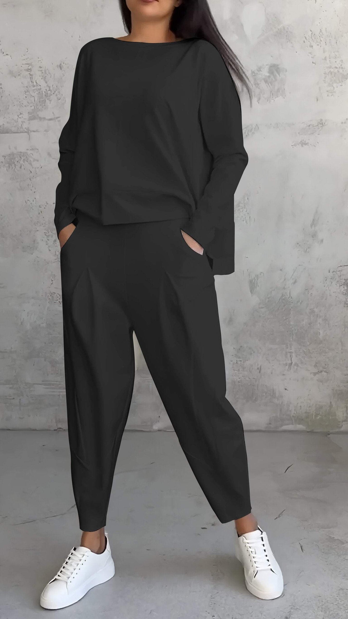Robe Féminine Col Rond en Élasthanne confortable et tendance