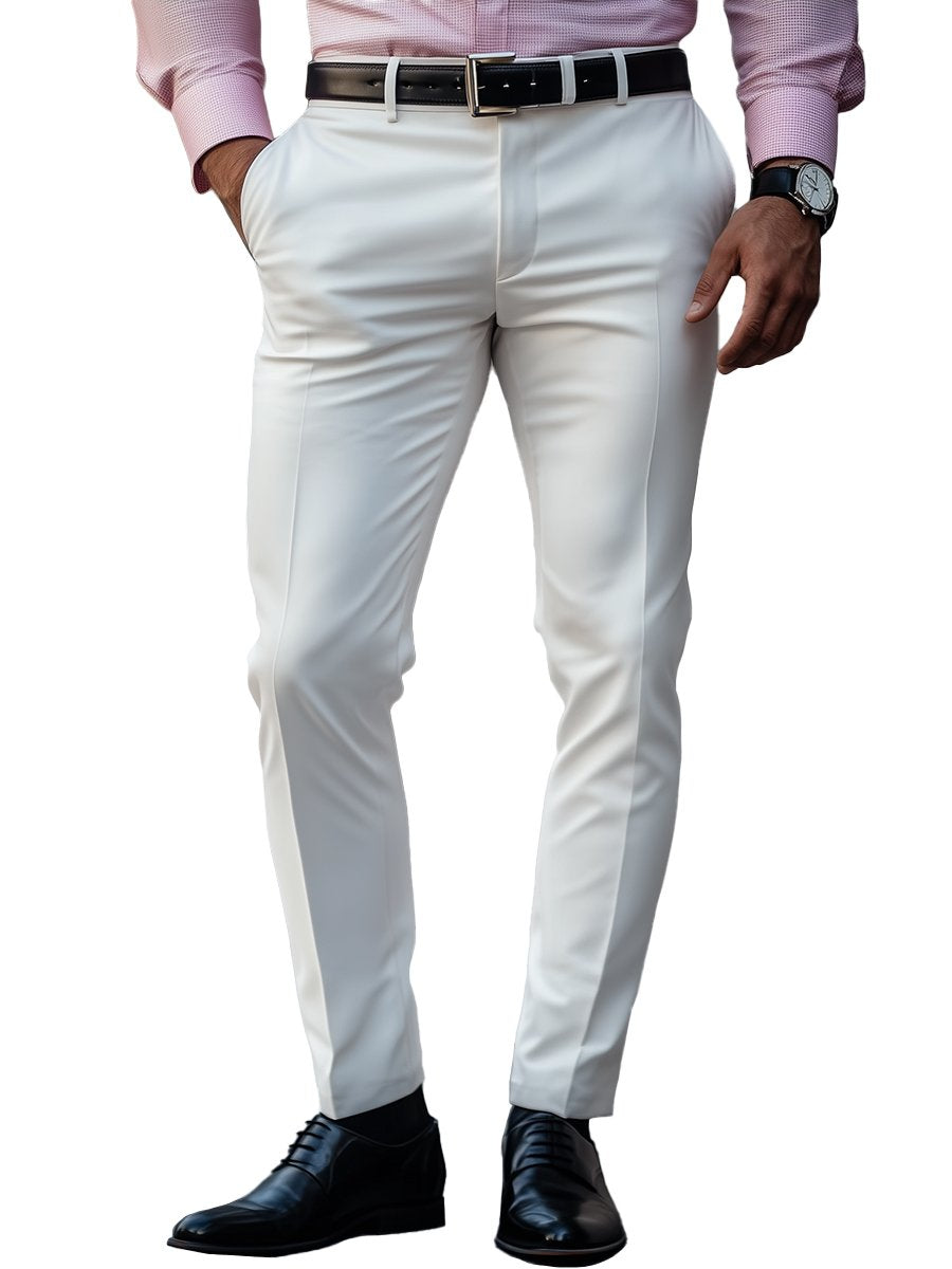 Pantalon Costume Homme Slim Fit Noir - PanierRoyale