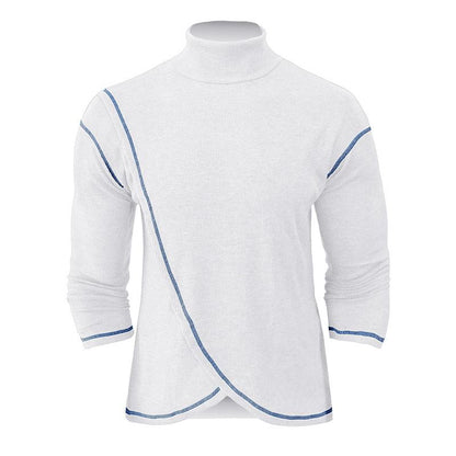 Pull Homme Col Montant Chaud et Élégant pour Hiver