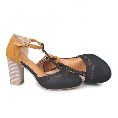 Chaussures Mary Janes Printemps à Talons Bloc Féminines