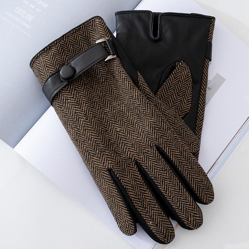 Gants Écran Tactile Hiver Homme Chaud et Imperméable