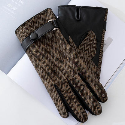 Gants Écran Tactile Hiver Homme Chaud et Imperméable