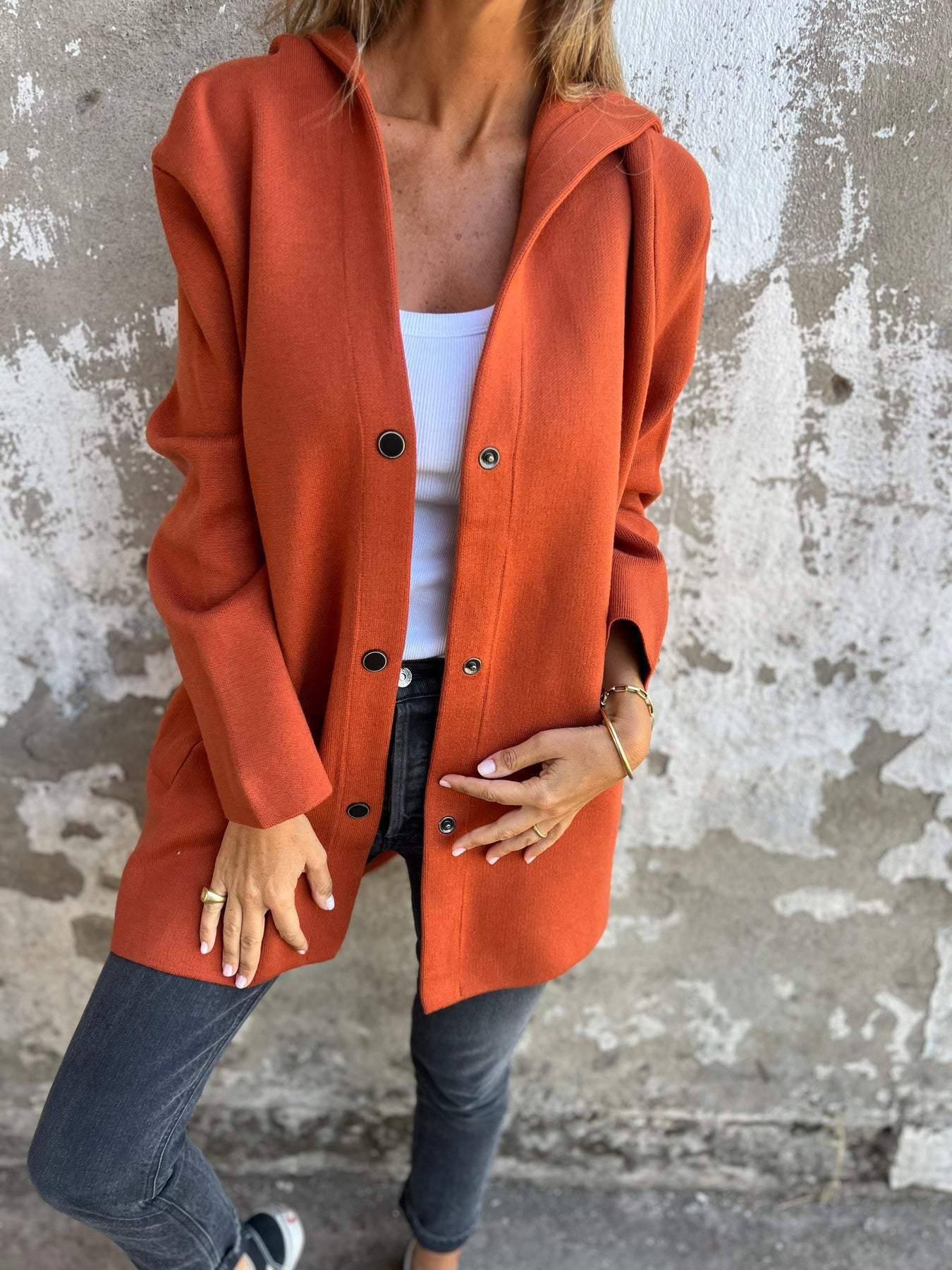 Veste femme longue capuche - Légère et Chaude pour Hiver