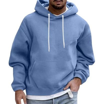Sweat À Capuche Classique Avec Poches Pour Homme | Hiver