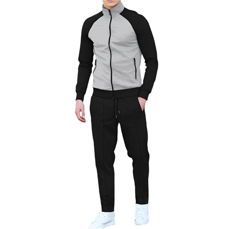 Veste de sport homme décontractée marron noir casual