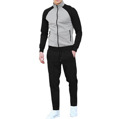 Veste de sport homme décontractée marron noir casual