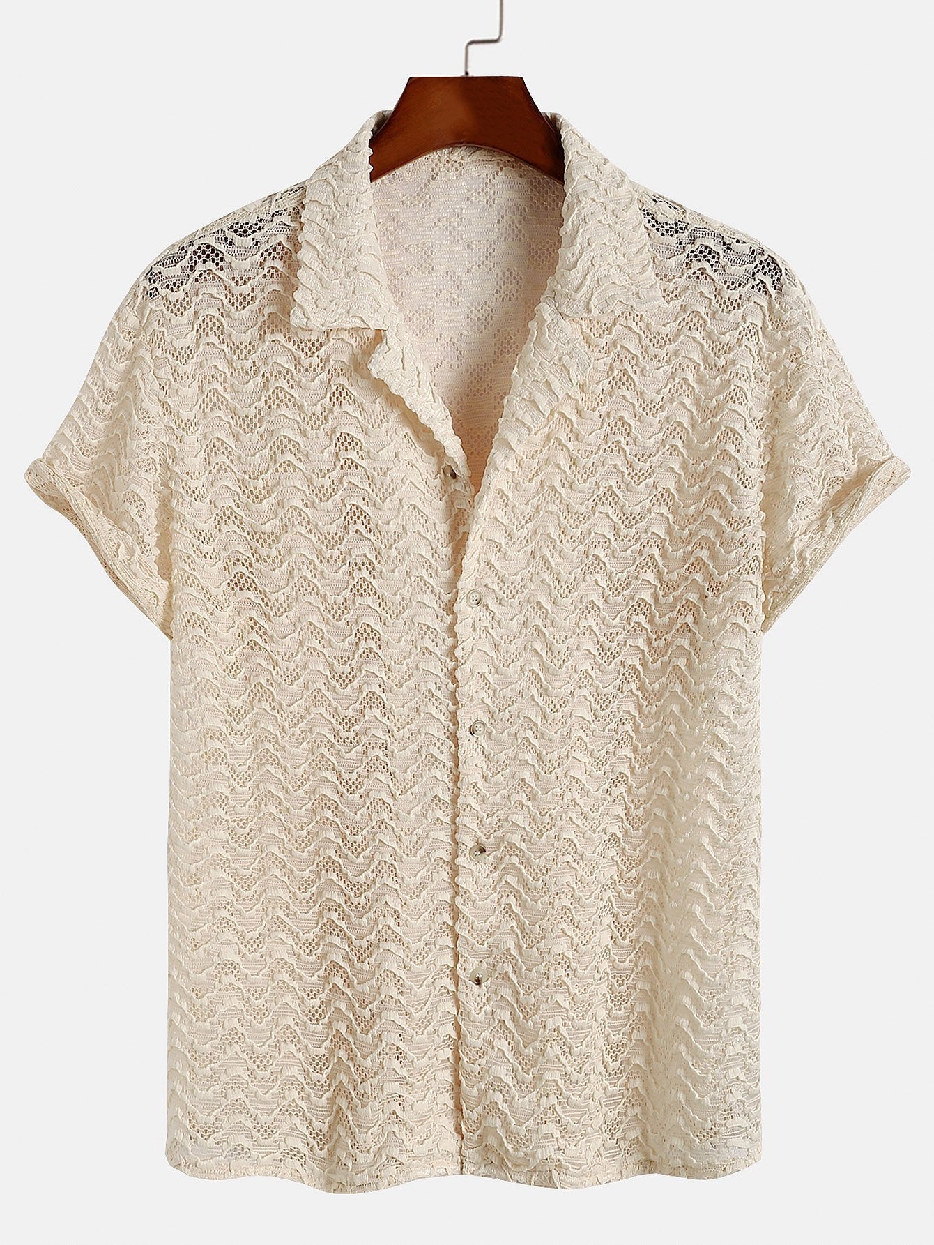Chemise Homme Décontractée Manches Courtes Coton - PanierRoyale
