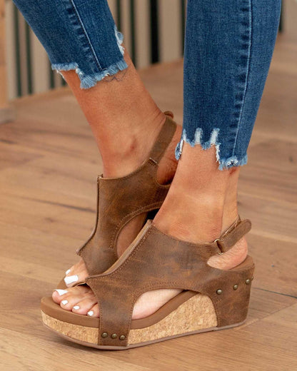 Sandales de ville confortables pour femme