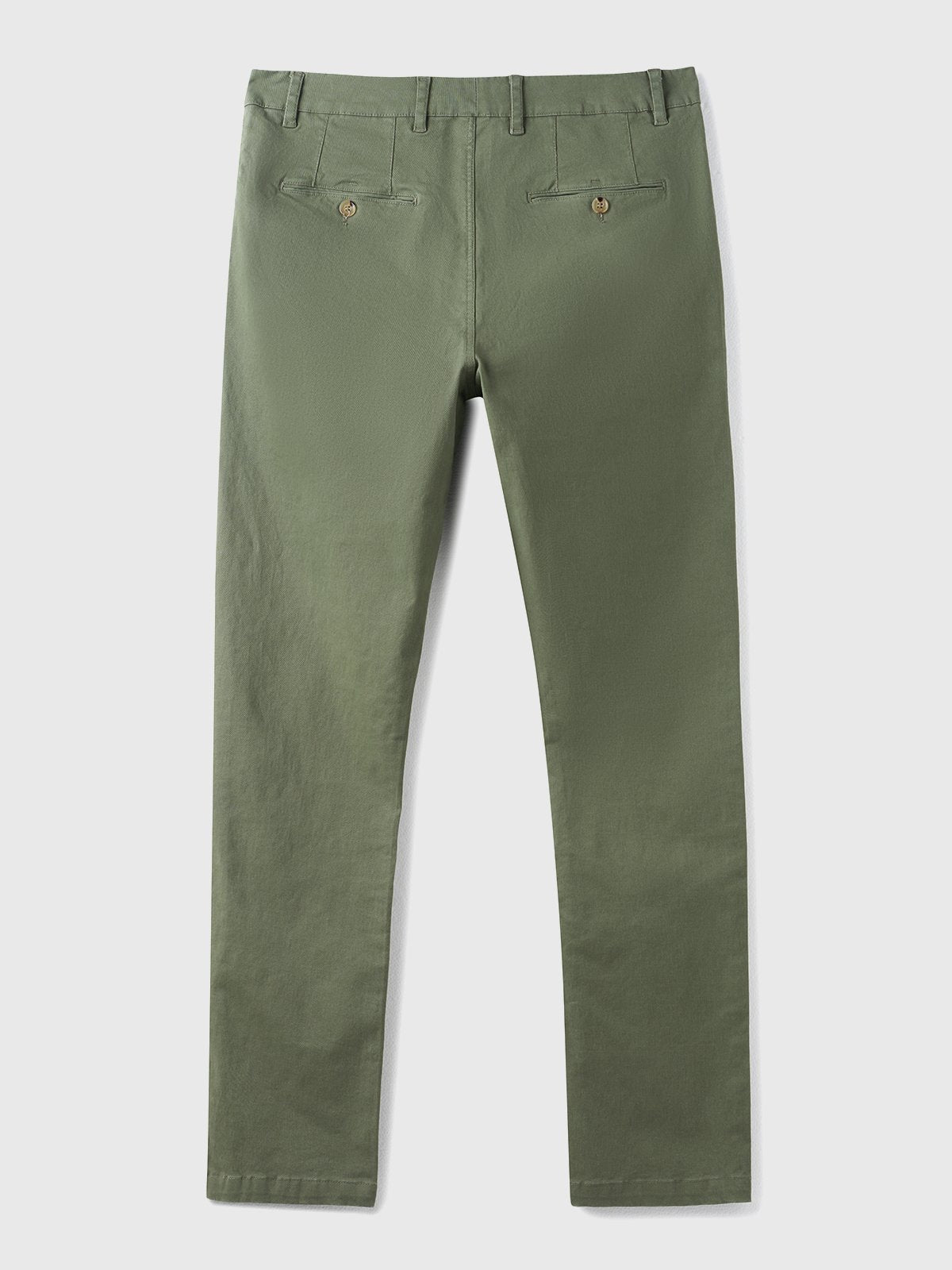 Pantalon Chino Homme Élastique et Léger en Coton Mélangé