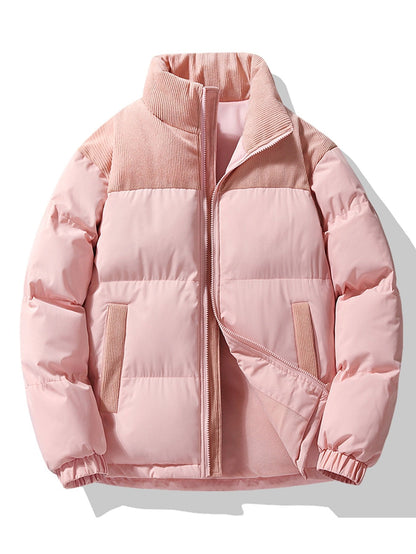 Parka Hiver Homme Classique avec Fermeture Éclair