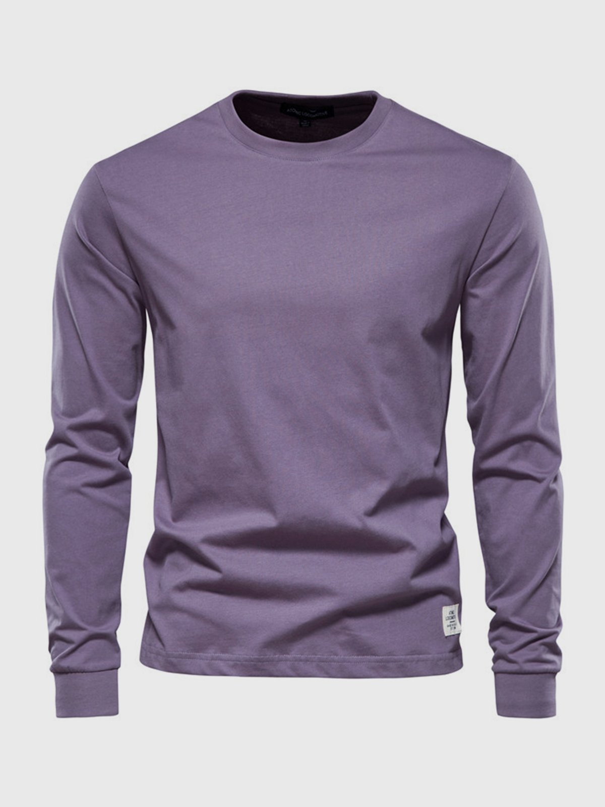 Chemise Homme Coton Manches Longues Col Rond Classique