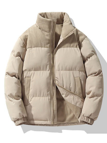 Parka Hiver Homme Classique avec Fermeture Éclair - PanierRoyale