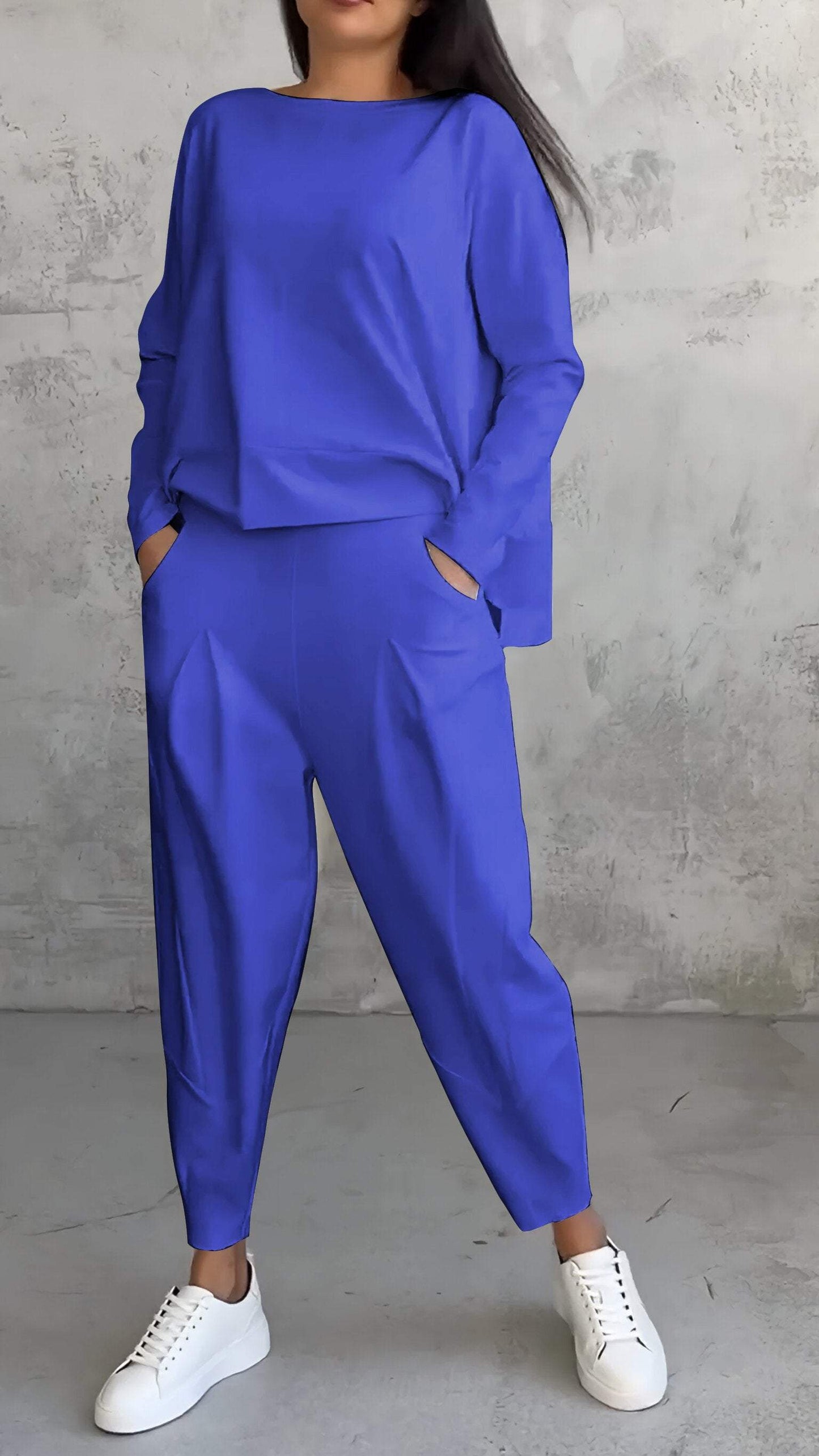 Robe Féminine Col Rond en Élasthanne confortable et tendance