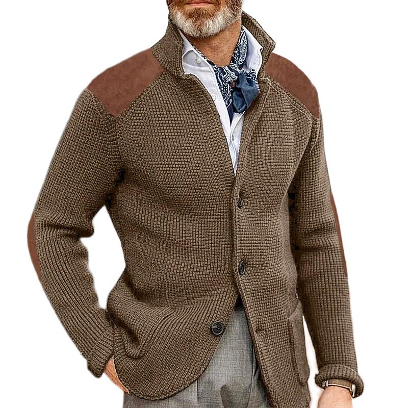 Blazer Homme Élégant col chemisé manches longues - PanierRoyale