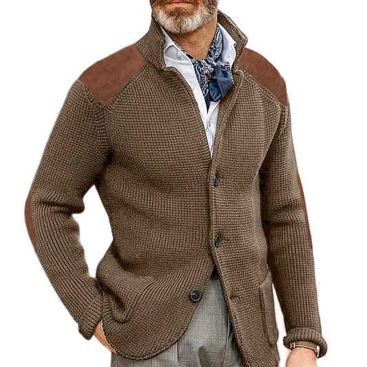 Blazer Homme Élégant col chemisé manches longues - PanierRoyale