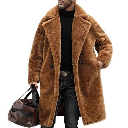 Manteau Homme Hiver Noir Élégant avec Capuche - PanierRoyale