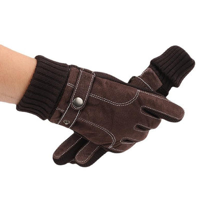 Gants Moto Homme Résistants avec Fermeture Éclair Réglable