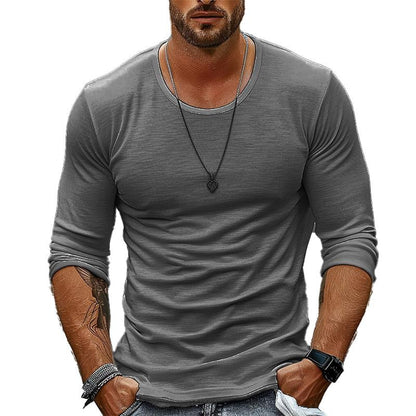 T-shirt Homme Manches Longues Casual Chic