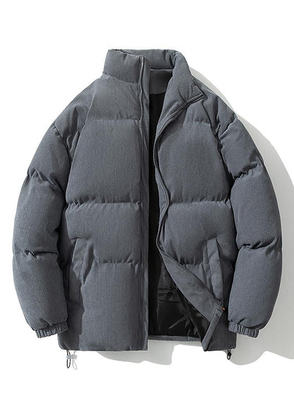 Doudoune Homme Hiver Velours Éclair Zippé Chaude
