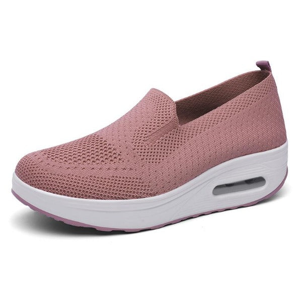 Baskets Femmes Rose Pastel Confortables et Légères