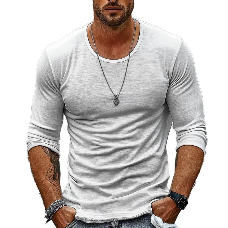 T-shirt Homme Manches Longues Casual Chic