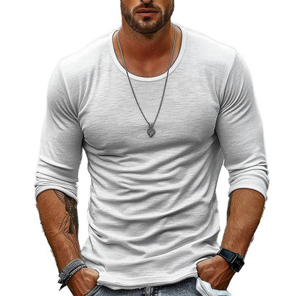 T-shirt Homme Manches Longues Casual Chic