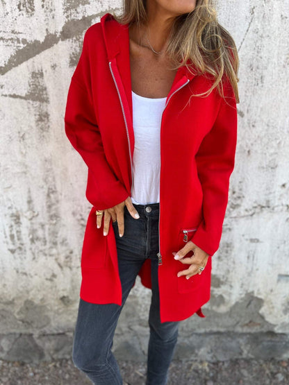 Veste femme décontractée manches longues