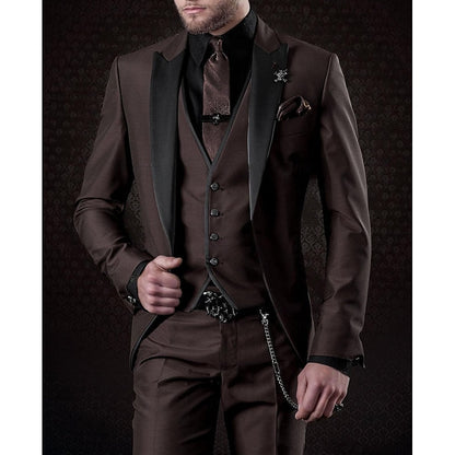 Costume Homme Lin Classique : Blazer, Gilet et Pantalon