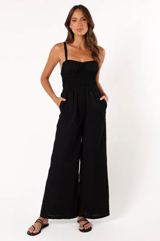 Combinaison femme sans manches élégante et large - BerlinGlamour