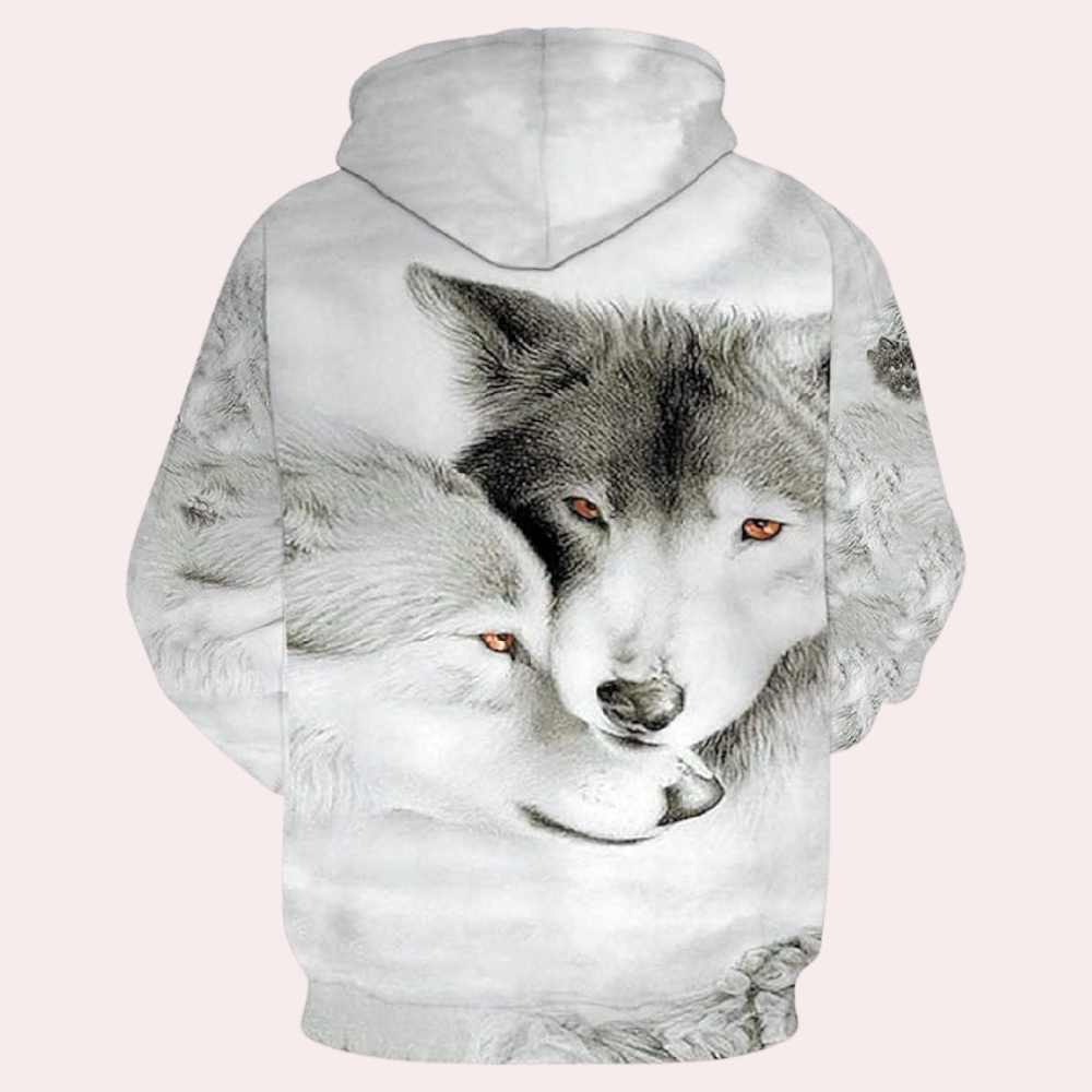 Sweat à Capuche Imprimé - vue 2