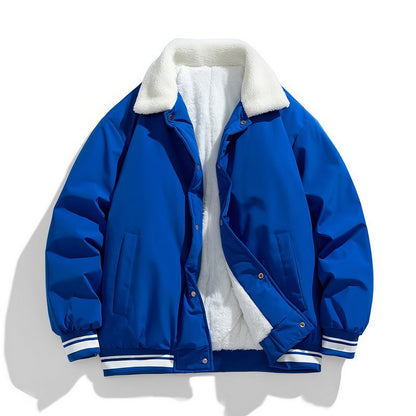 Veste Hiver Homme Col Montant Élégant et Dégagé