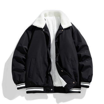 Veste Hiver Homme Col Montant Élégant et Dégagé