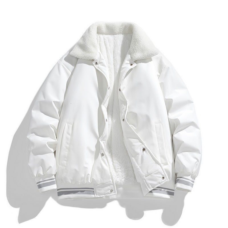 Veste Hiver Homme Col Montant Élégant et Dégagé