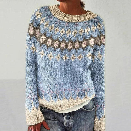 Pull Femme Hiver Chaud et Doux à Carreaux - PanierRoyale