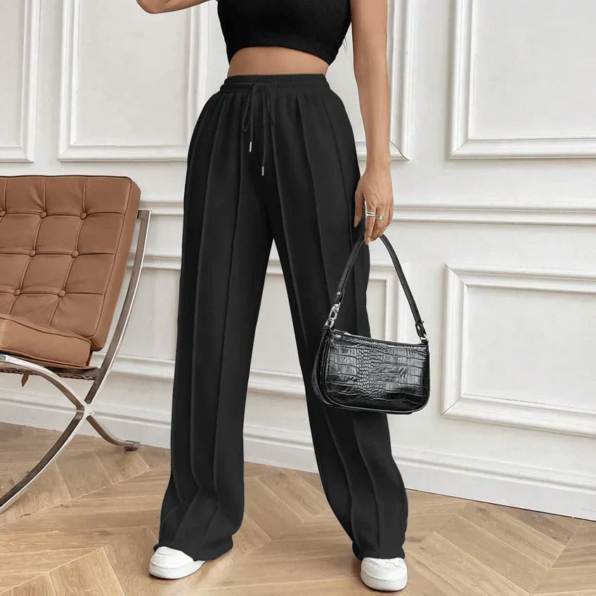 Pantalon Femme Slim Taille Haute Élégant - PanierRoyale