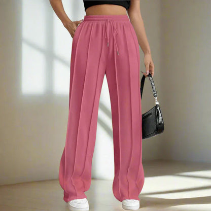 Pantalon Femme Slim Taille Haute Élégant