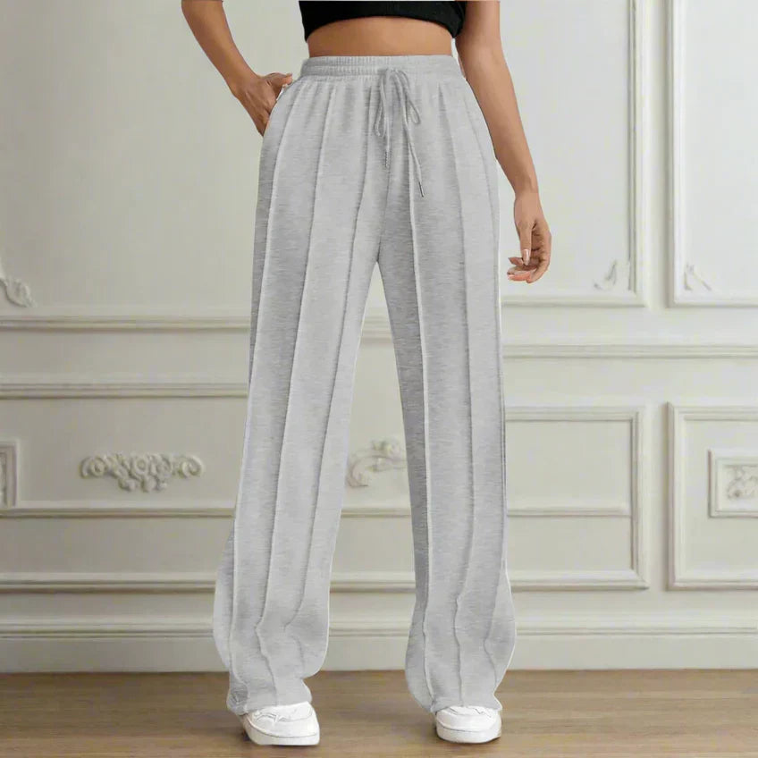 Pantalon Femme Slim Taille Haute Élégant