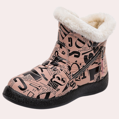 Bottes Femme Talon Bas Moderne et Élégantes