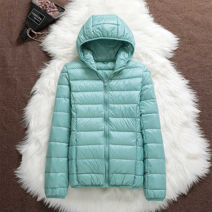 Veste Imperméable Femme Légère avec Capuchon et Coupes Courtes