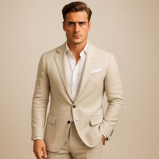 Blazer Homme Moderne Taille Slim Fit Élégant - BerlinGlamour