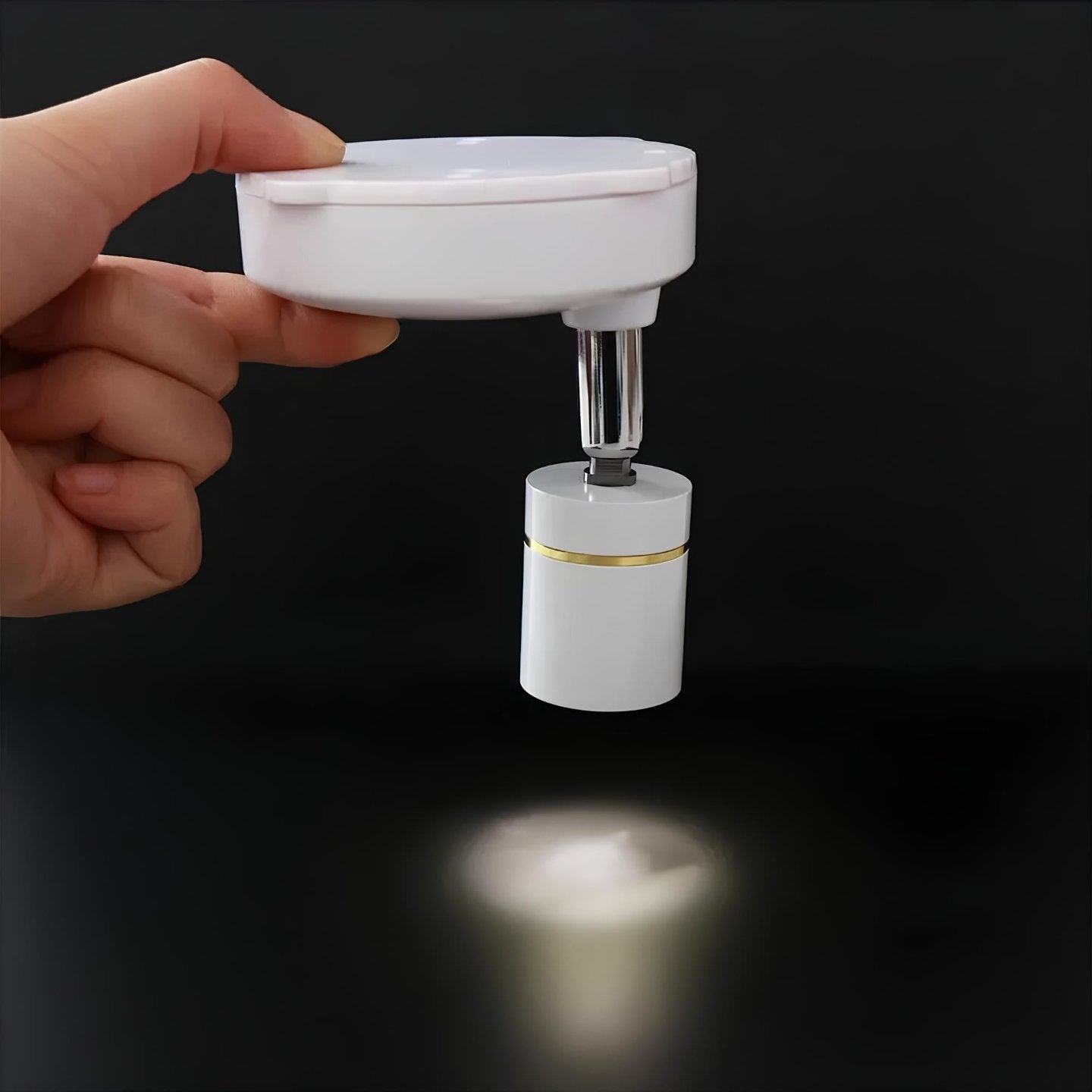 Spot LED Mural Sans Perçage Rechargeable Orientable avec Télécommande