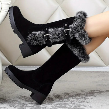 Bottes Hiver Femmes Chaussures Neige Chaudes - PanierRoyale