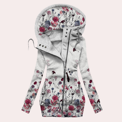 ARIELA - Sweat à Capuche Floral pour Femmes