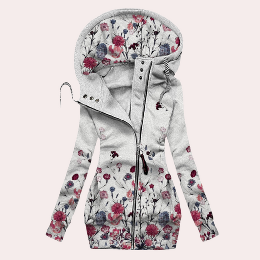 ARIELA - Sweat à Capuche Floral pour Femmes