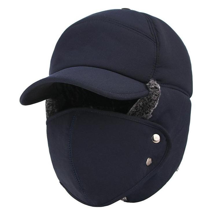 Bonnet Hiver Chaud et Doux pour Adulte avec Cache-Oreilles