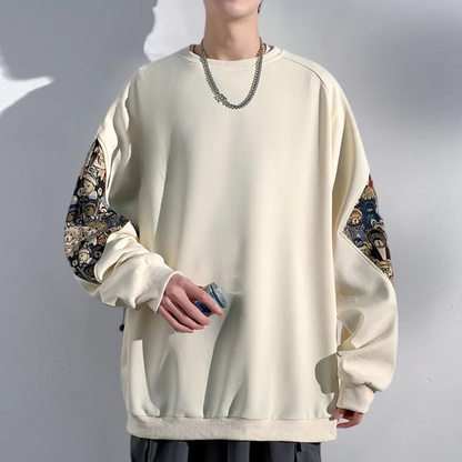 DIMAS  - Sweat-shirt Masculin Imprimé Ours Original