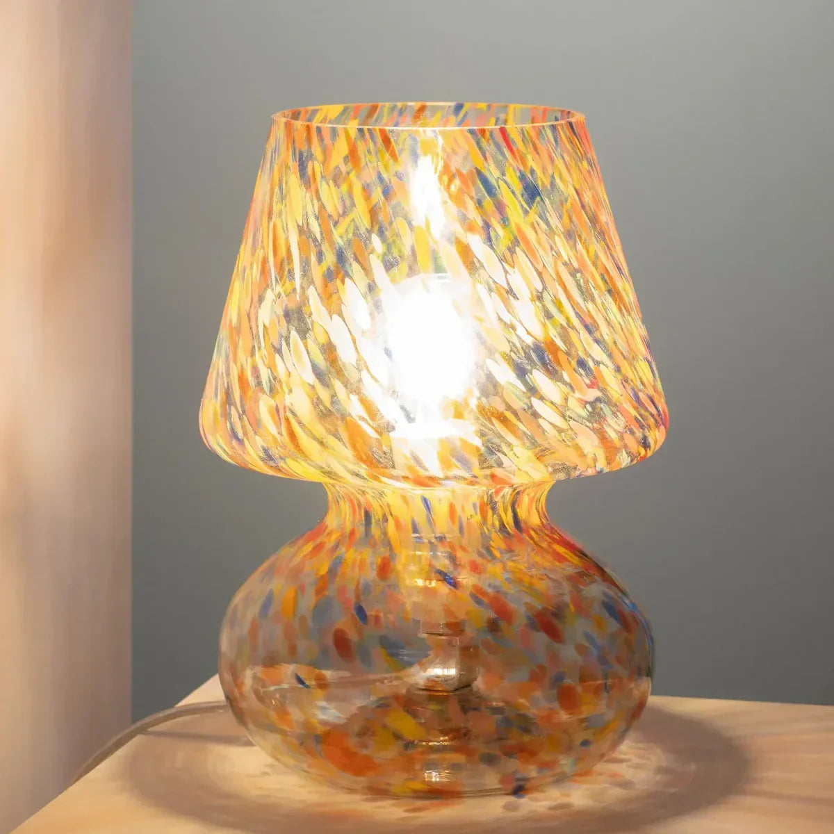 Lampe Verre Transparente Design Élégant - PanierRoyale