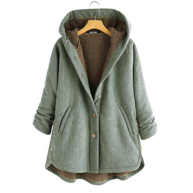 Veste Hiver Femme Oversize en Peluche Douce et Chaude
