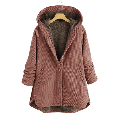 Veste Hiver Femme Oversize en Peluche Douce et Chaude