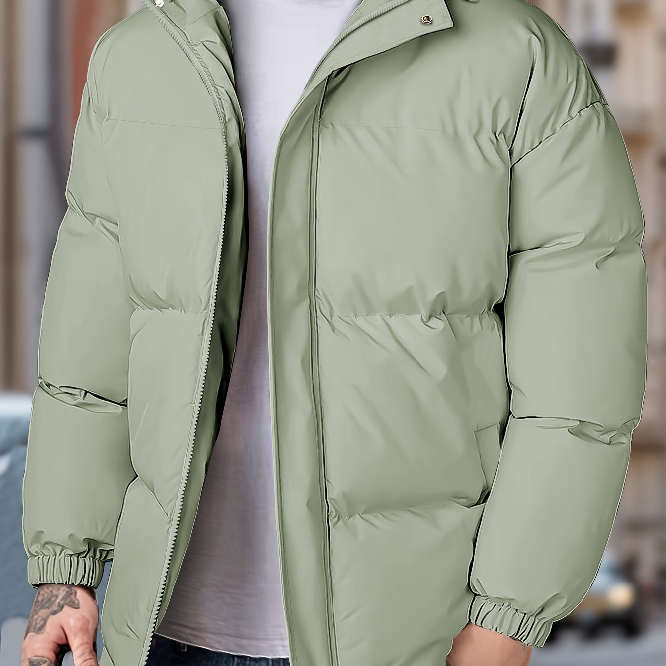 Veste Hiver Homme Capuche Zippée imperméable